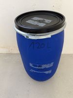 120L blaues Kunststoff-Fass  – gebraucht