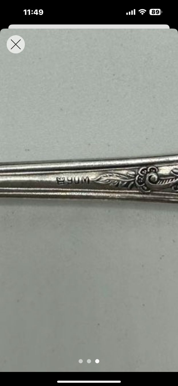 Forchette: Set of 8 Antique Silver Forks – Usato da Villmergen venduto da JacRon 3
