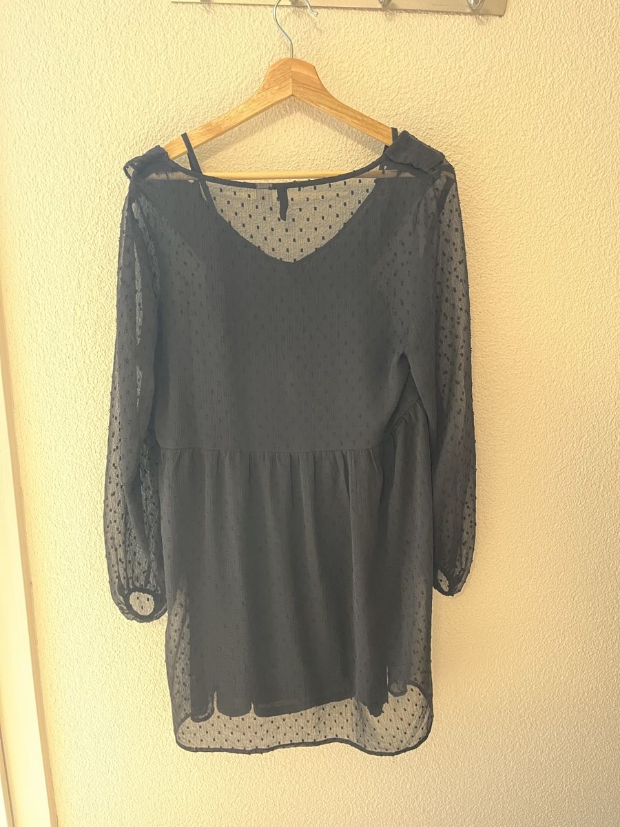 H&M Vestiti: Schwarz gepunktetes Kleid – Usato da Nänikon venduto da Jessi_B3 1