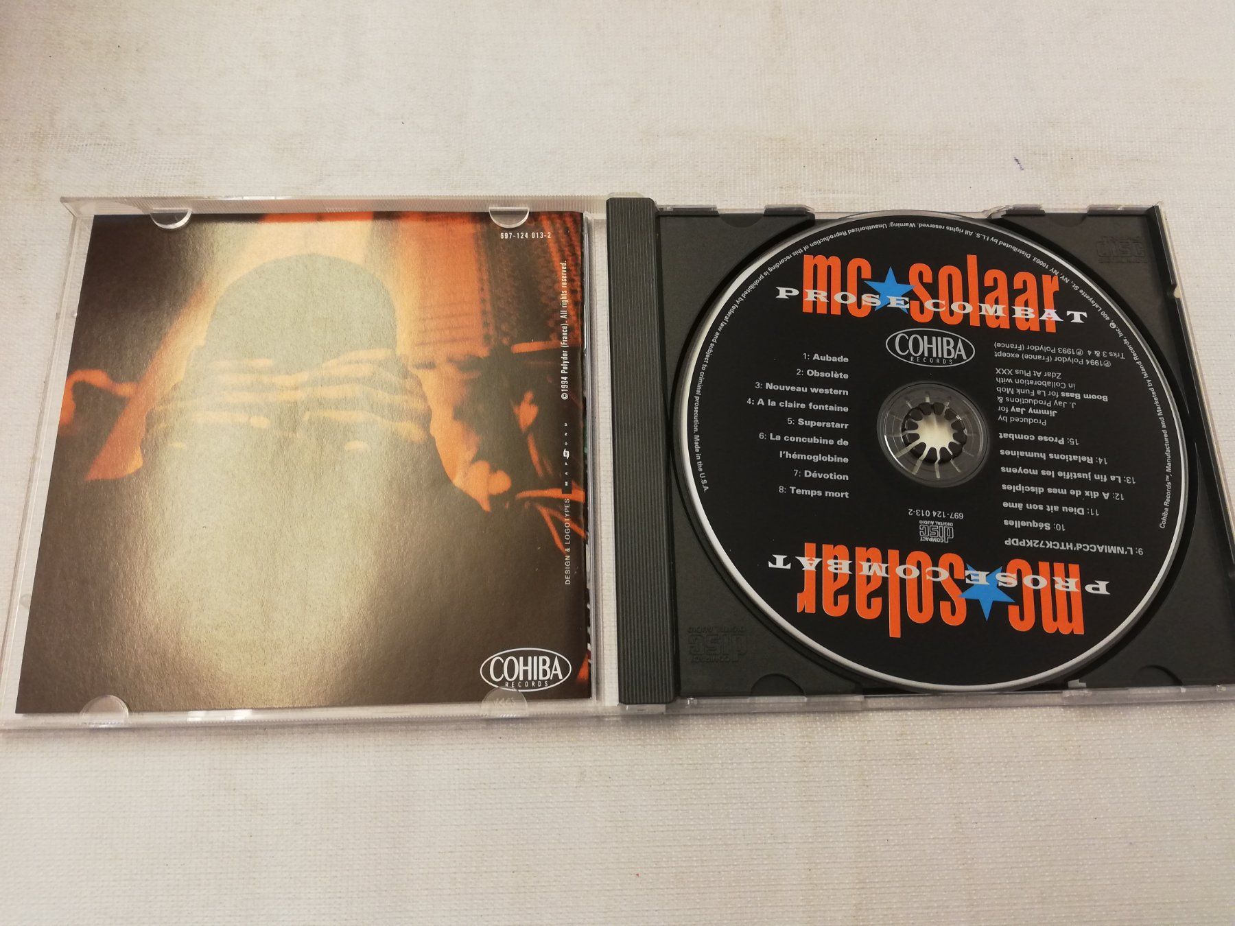 CD: MC SOLAAR - PROSE COMBAT – Usato da Bern venduto da Vinylsound.ch 2