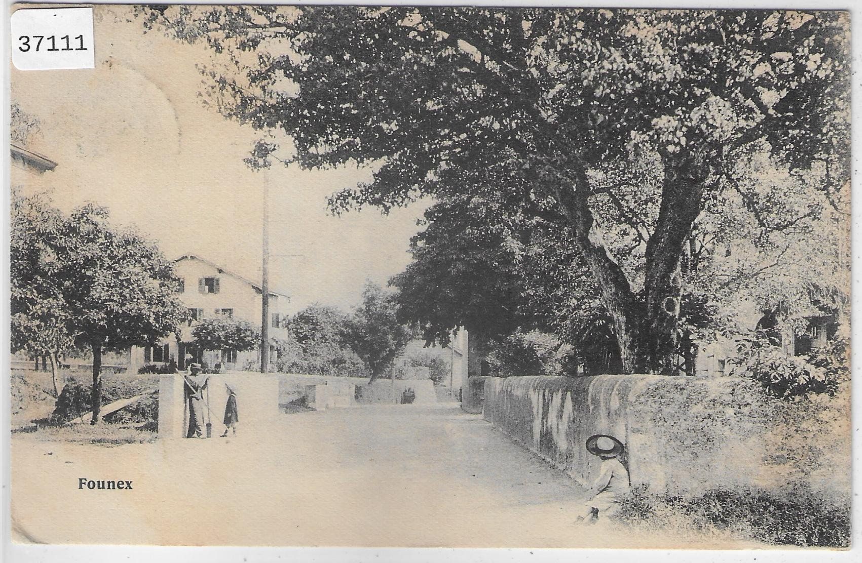 Cartoline postali: Founex - Interieur du village - animee – Usato da Ettingen venduto da Kartenplanet