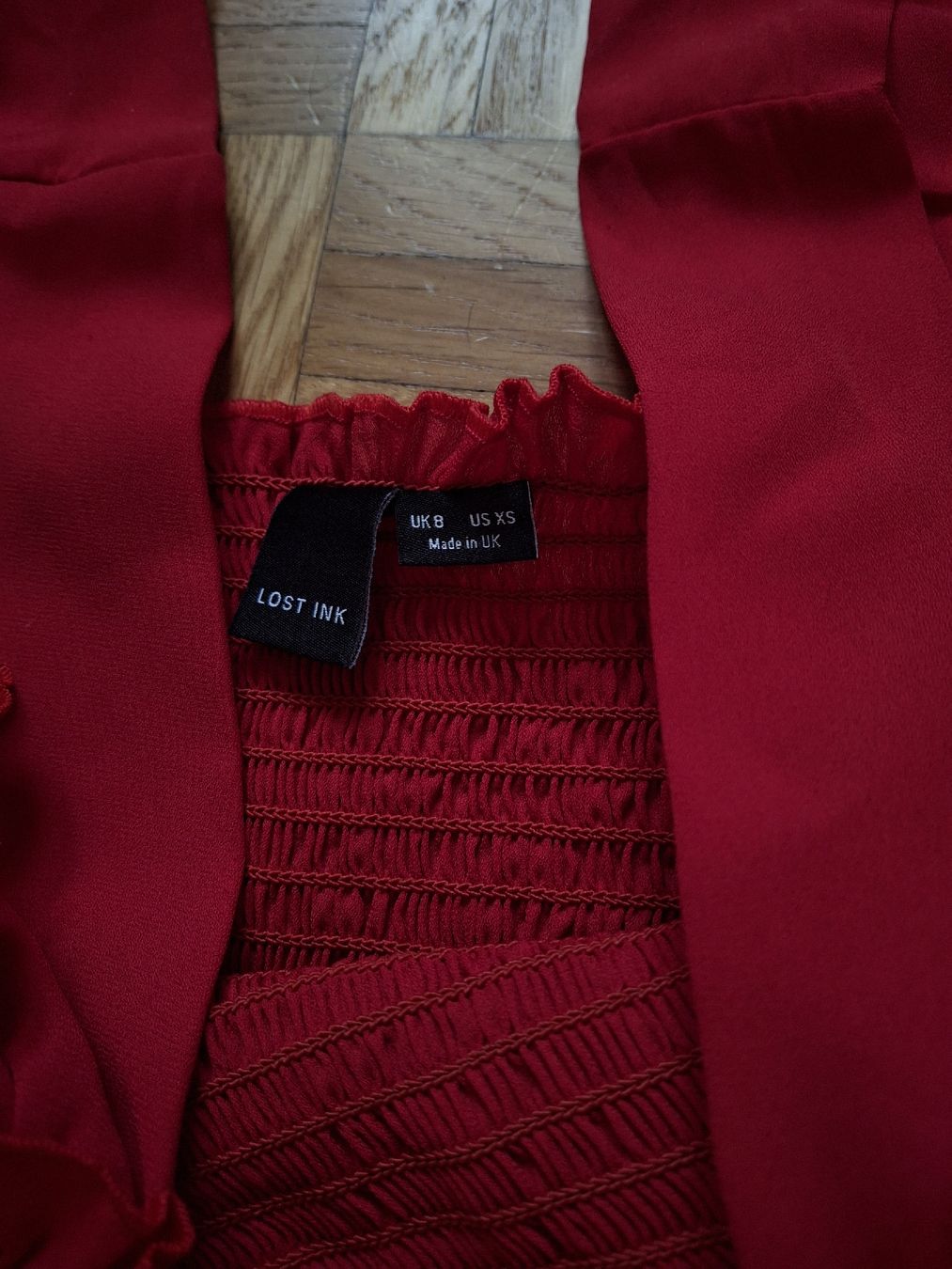 Kleider: Robe rouge Lost Ink T. XS  – Neu (gemäss Beschreibung) aus La Tour-de-Peilz von AliciaaG 2