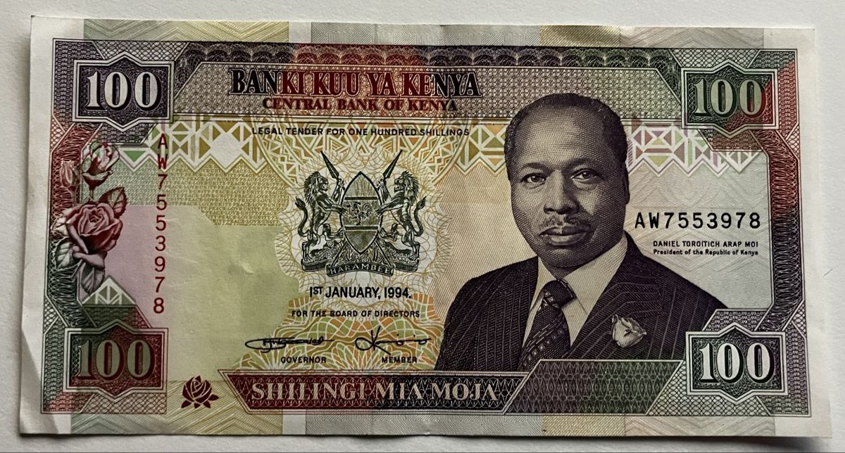 Banconote: Kenia 100 Schillings 1994 – Usato da Algetshausen venduto da Carrhard