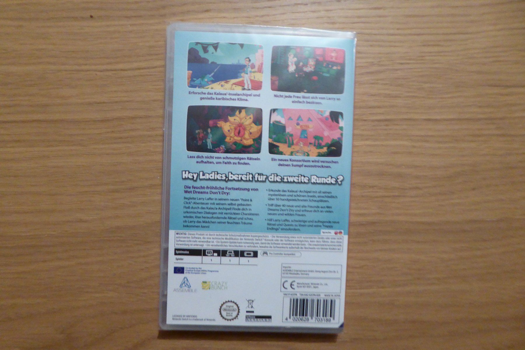 Nintendo Giochi: Nintendo Switch Larry Wet Dreams dry twice – Nuovo e nell'imballaggio originale da Allschwil venduto da Summelsarium 1