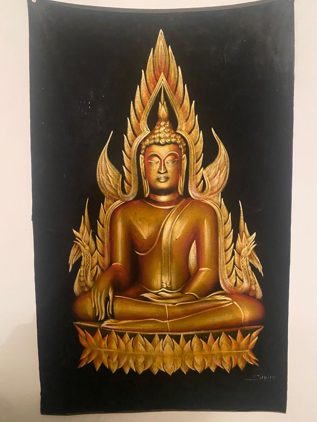 Foto & Immagini: Buddha Wand Bild Original aus Thailand – Usato da Zürich venduto da John-Wayne23