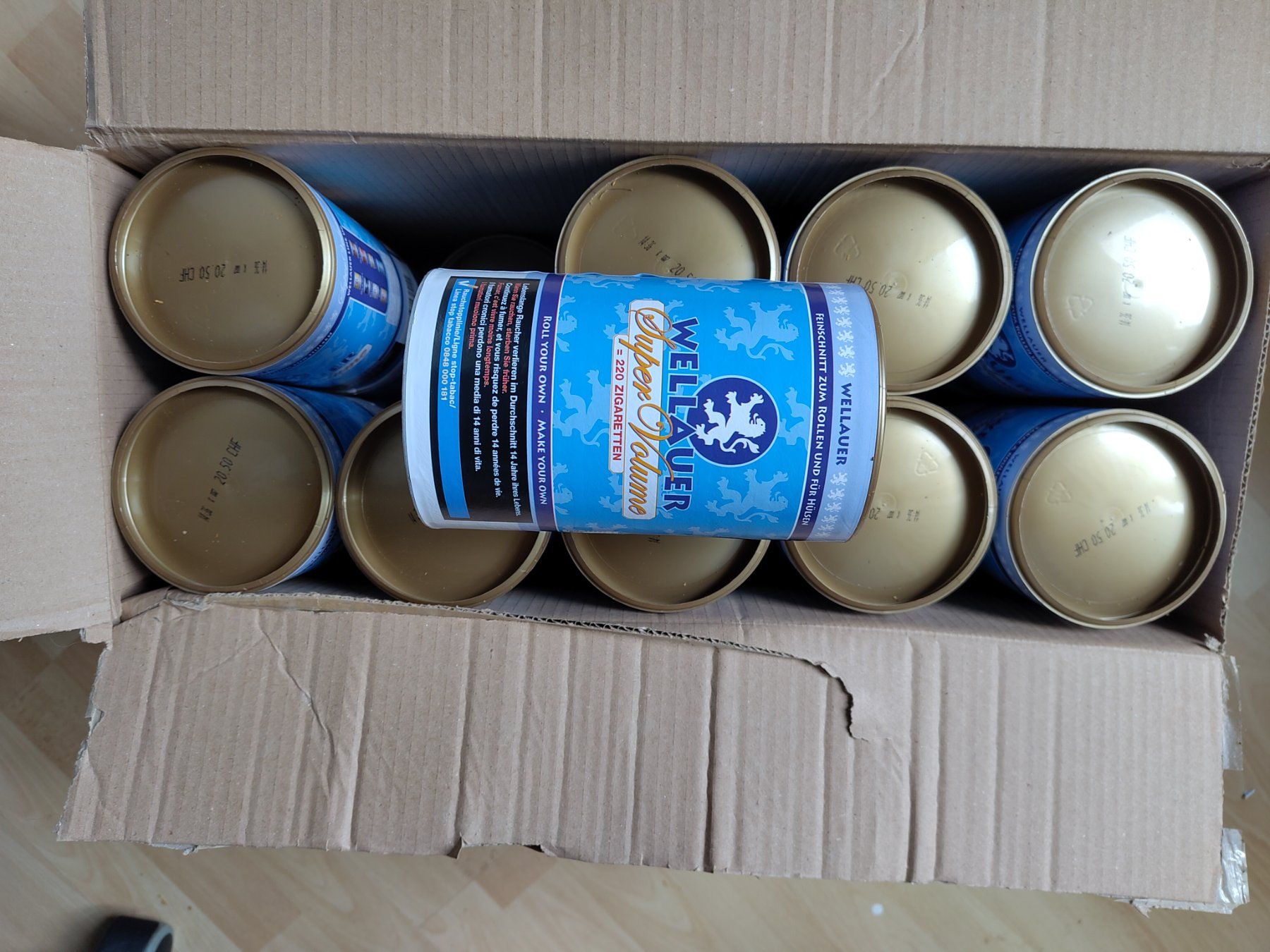 Tabacchi: Stopftabak Wellauer Super Volume 110g – Nuovo e nell'imballaggio originale da Märstetten venduto da Douglas000