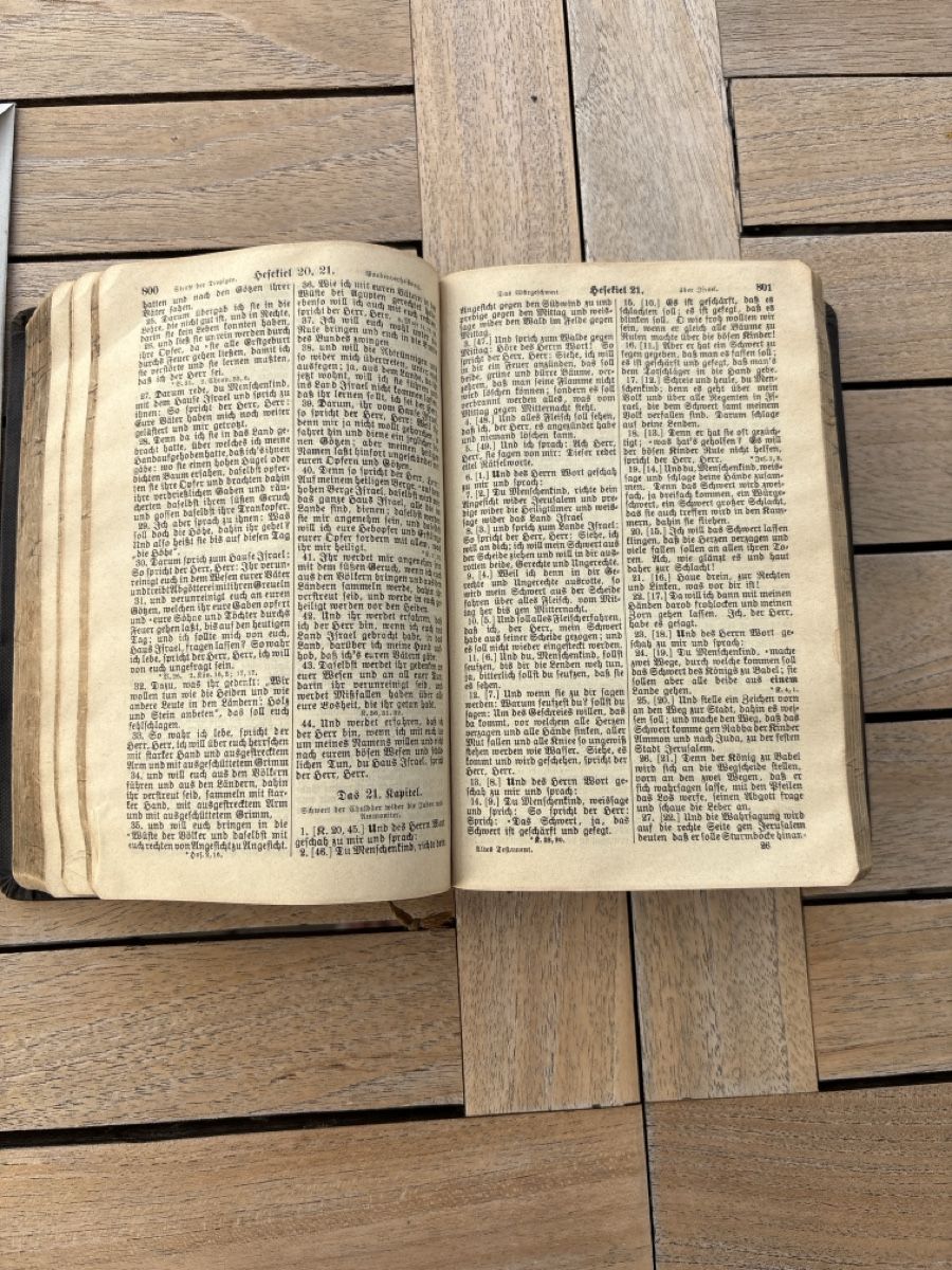 Libri: Die Bibel oder die Heilige Schrift des AT und NT – Usato da Verscio venduto da Foroglio 3