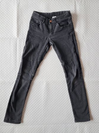 Schwarze Skinny Jeans Gr. 152