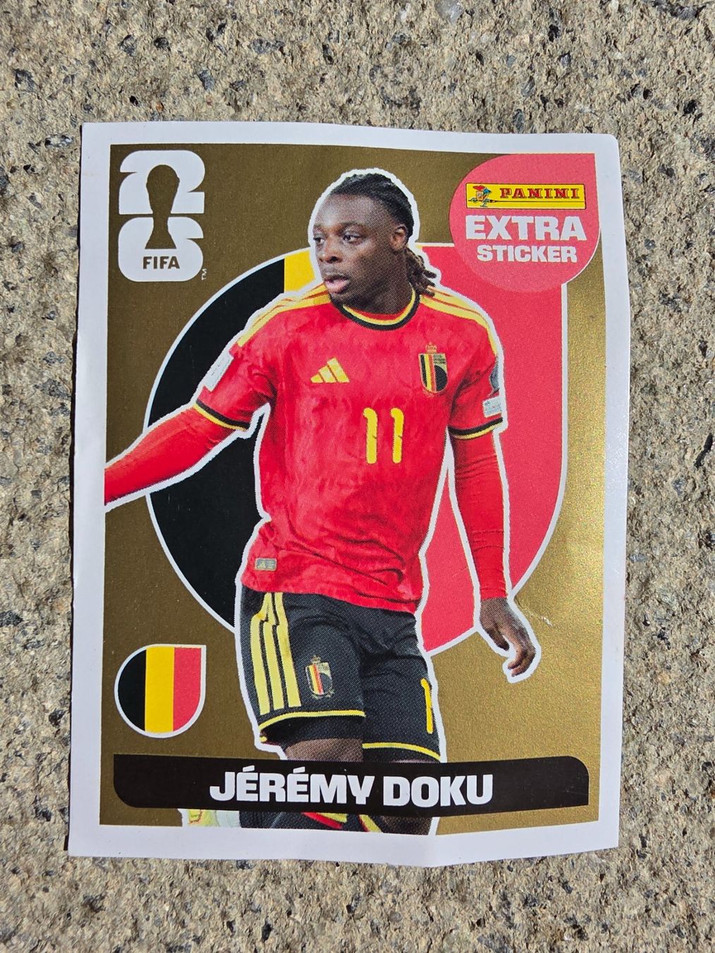 Panini Cartes à collectionner: Extra Panini Jérémy Doku GOLD – D'occasion à Zürich par sougia11