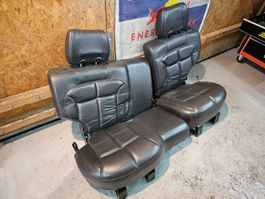 Komplette Rückbank Leder schwarz Grand Cherokee WJ
