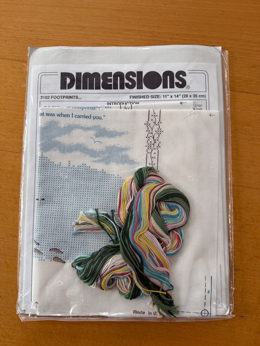 Kit bricolage: Dimensions Stickpackung Footprints 28x35cm – Nuovo (secondo la descrizione) da Maschwanden venduto da Brindabella 1