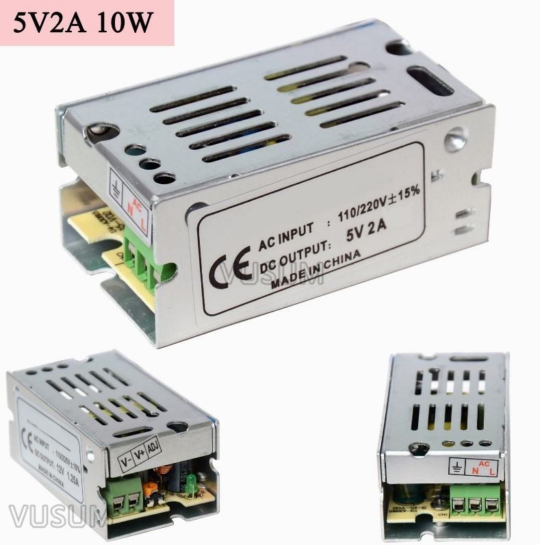 Componenti elettronici: Internes Netzteil 220VAC zu 5V 2A DC Transformator – Nuovo e nell'imballaggio originale da Illnau venduto da diy-shop