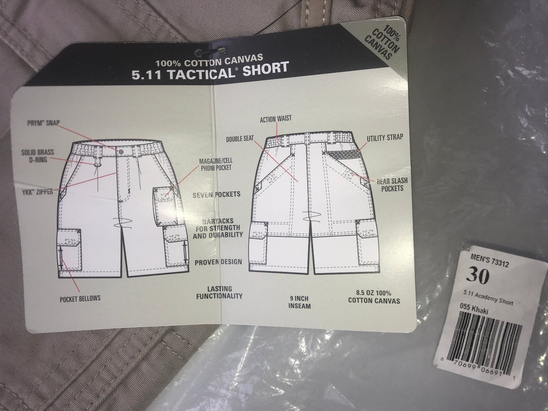 Pantaloni: 5.11 Tactical Shorts, Original 30 Zoll – Nuovo (secondo la descrizione) da Onex venduto da johnca 6