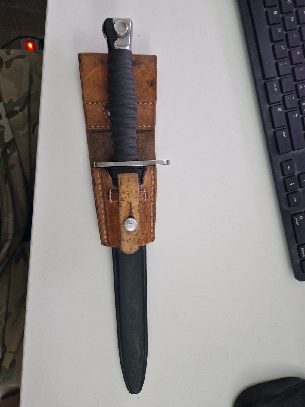 Schweizer Armee Armi bianche: Stgw 57 Bajonett – Usato da Unterägeri venduto da brg109