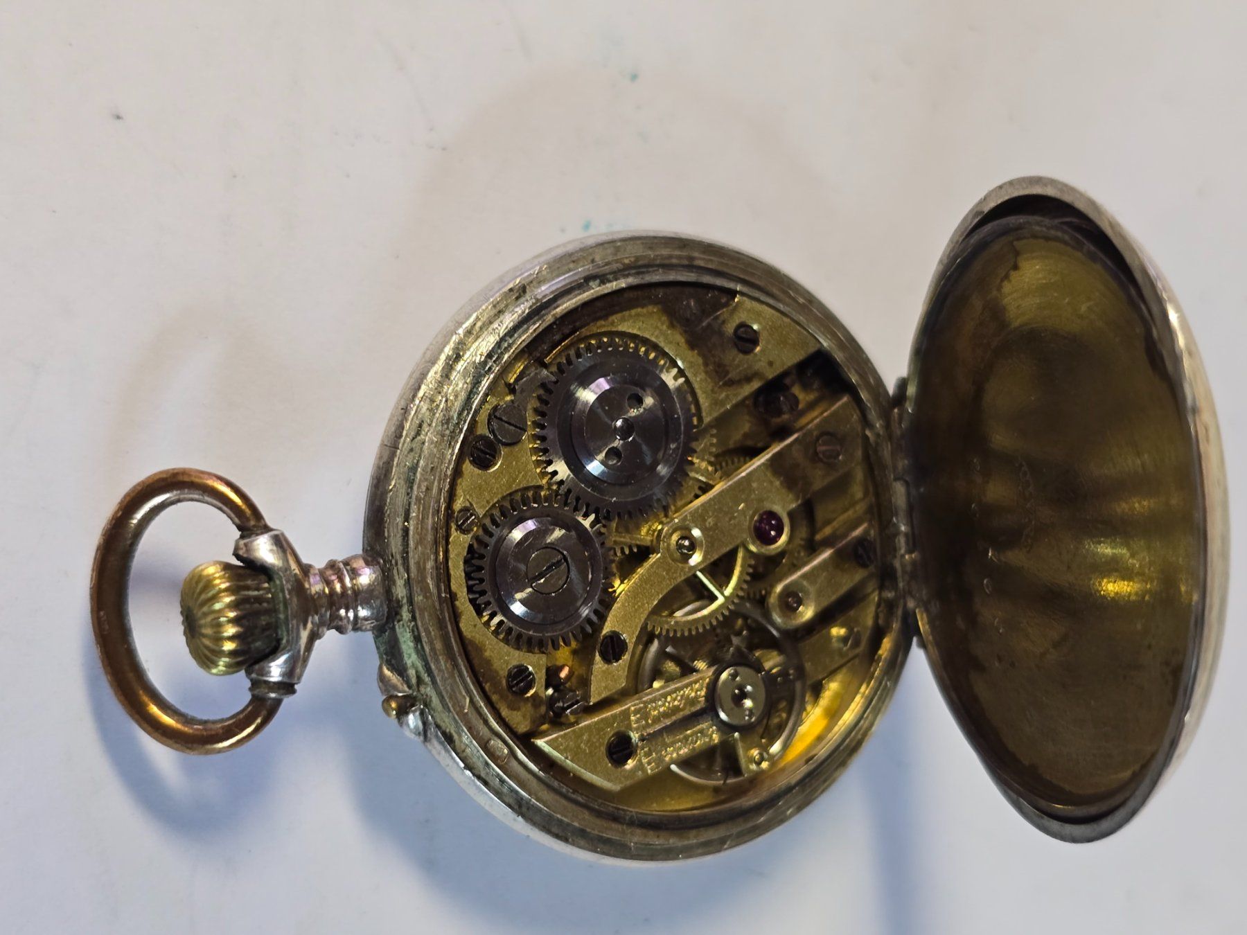 Orologi: Silberdamentaschenuhr 0.800  Läuft – Usato da Ennetbürgen venduto da 50shafali53 4