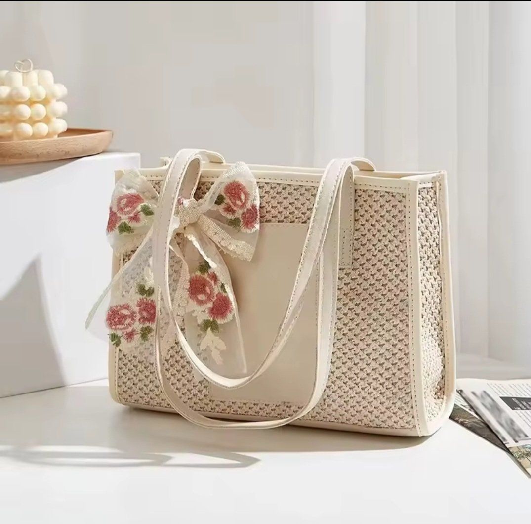 Borse da donna: Sac en paille beige – Nuovo e nell'imballaggio originale da Fribourg venduto da VictoriaShop7