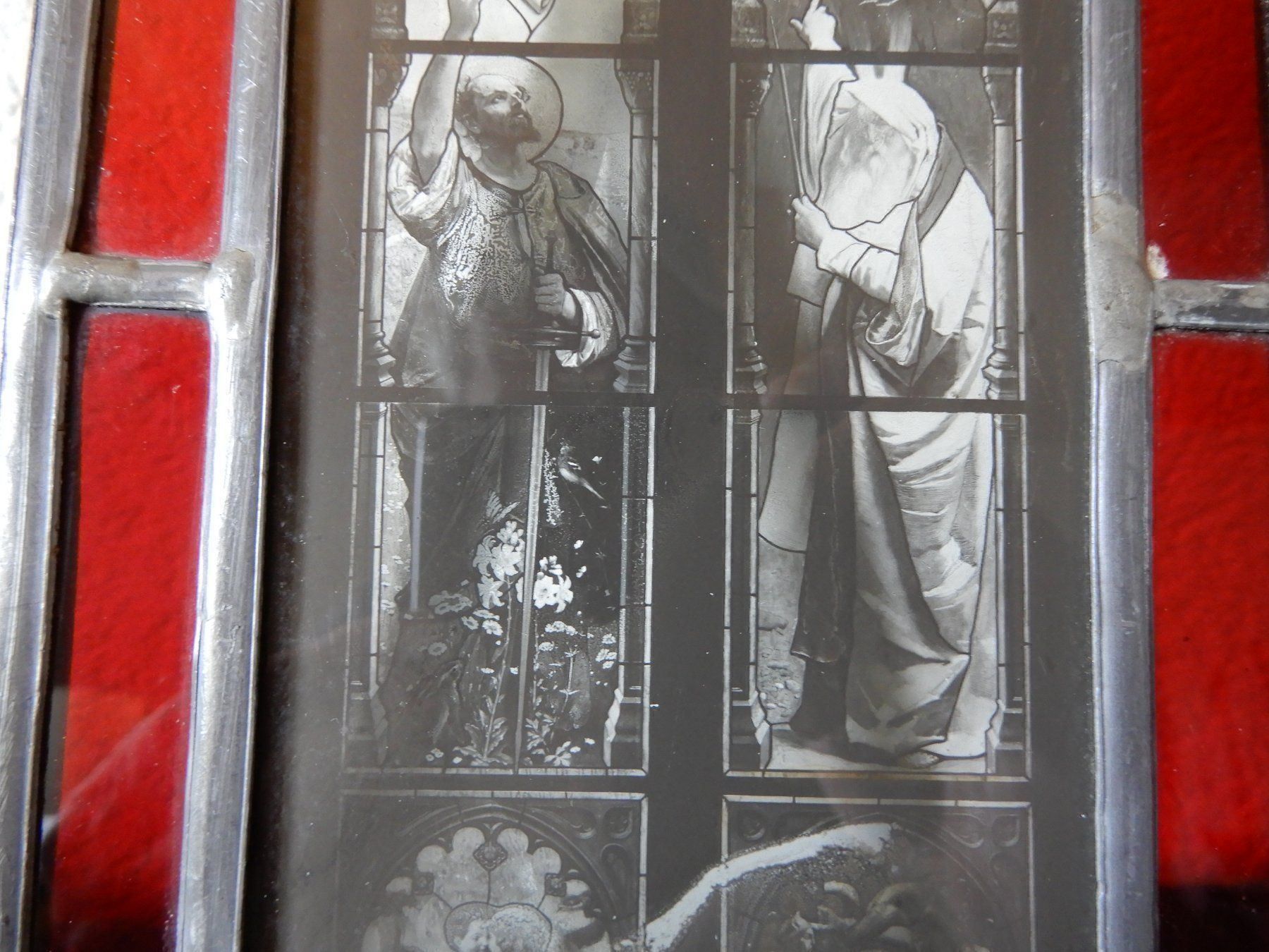 Bicchieri: Antikes Glasbild mit christlichem Motiv – Usato da Senèdes venduto da Mutzli52 3