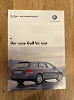 VW Golf Variant Prospekt 2007 - Preis/Ausstattungsliste
