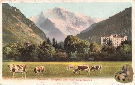 Interlaken (BE) – Jungfrau und Hotel Jungfraublick