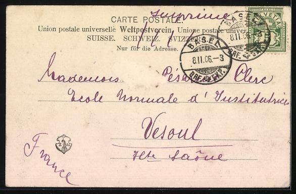 Cartoline postali: Basel, Innen- und Aussenansicht der St.  – Usato da Berlin venduto da bartko-reher 1