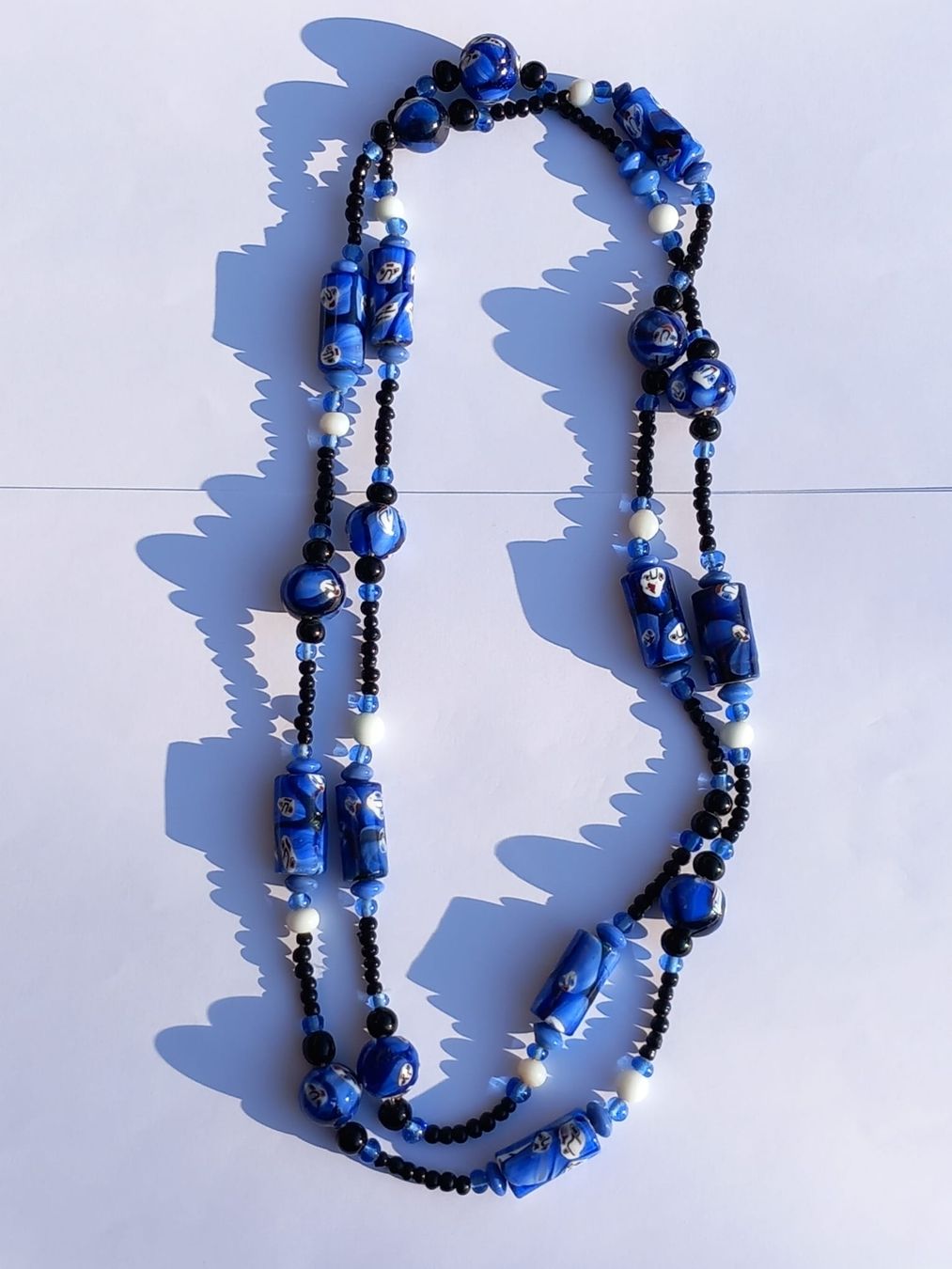 Catenine: Echte Handgemacht Glasperlen Kette aus Afrika – Nuovo (secondo la descrizione) da Winterthur venduto da Jopf1 6