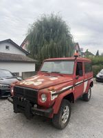 Geländewagen Puch 230 GEC Worker rot gebrauchter Zustand