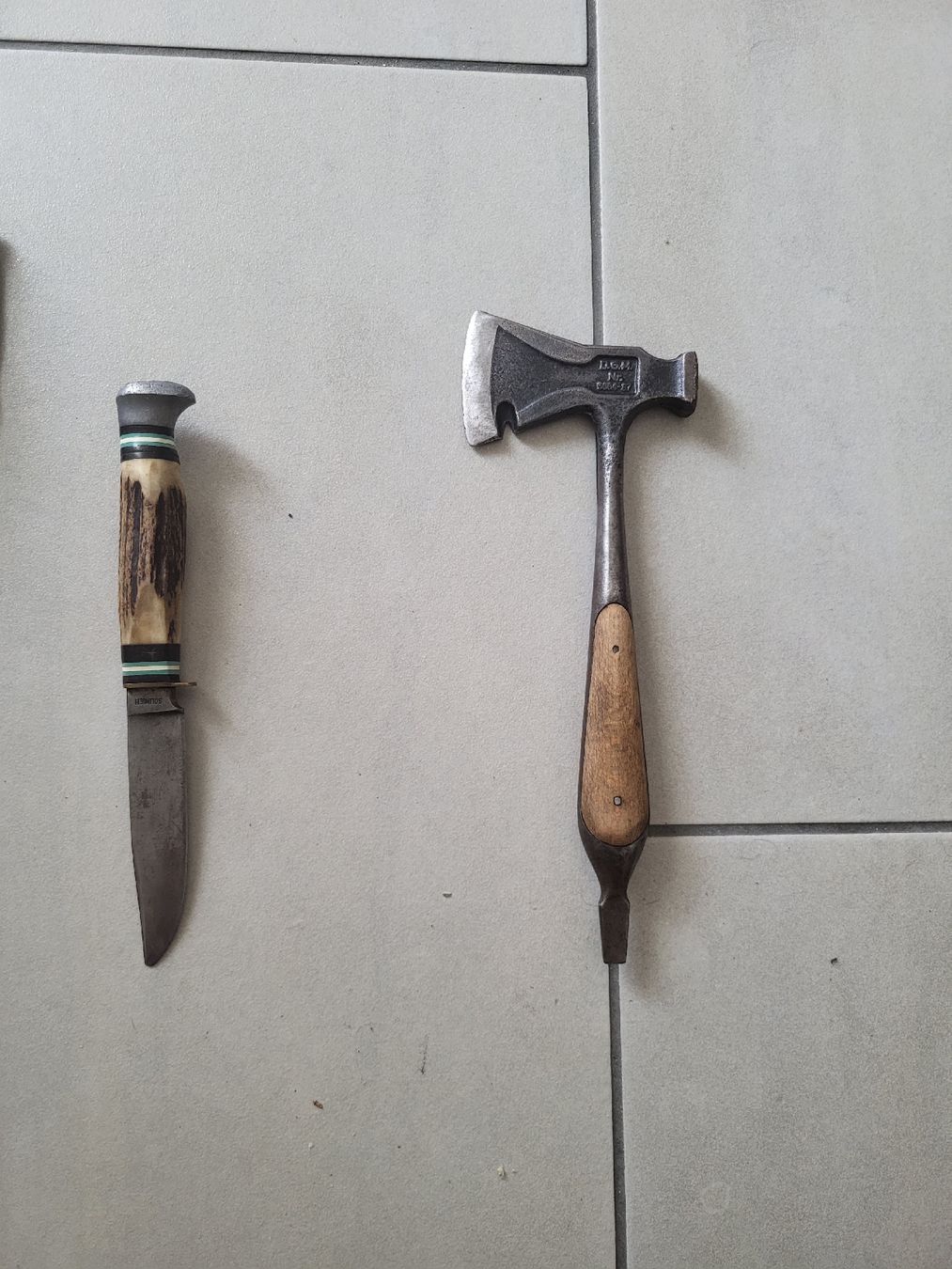 Zubehör: Jagdmesser mit Beil, Vintage – Gebraucht aus nunningen von mic_88k2 5