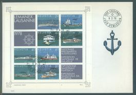 1978, FDC LEMANEX, E6, Couvert leicht vergilbt (1)