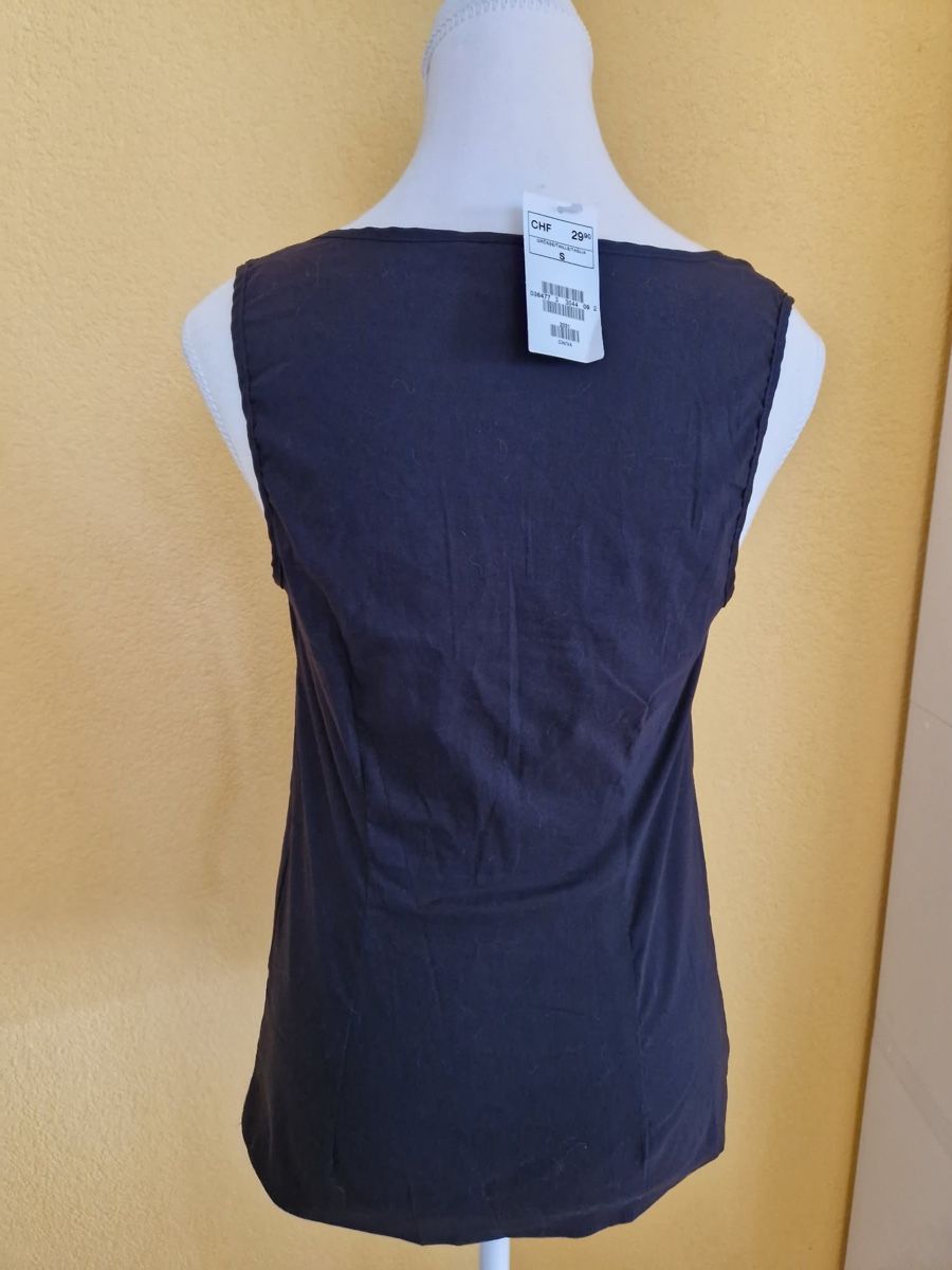 H&M Tops: Damen Top, schwarz, Gr. S, NEU – Neu und originalverpackt aus Hittnau von Katzenherz 1