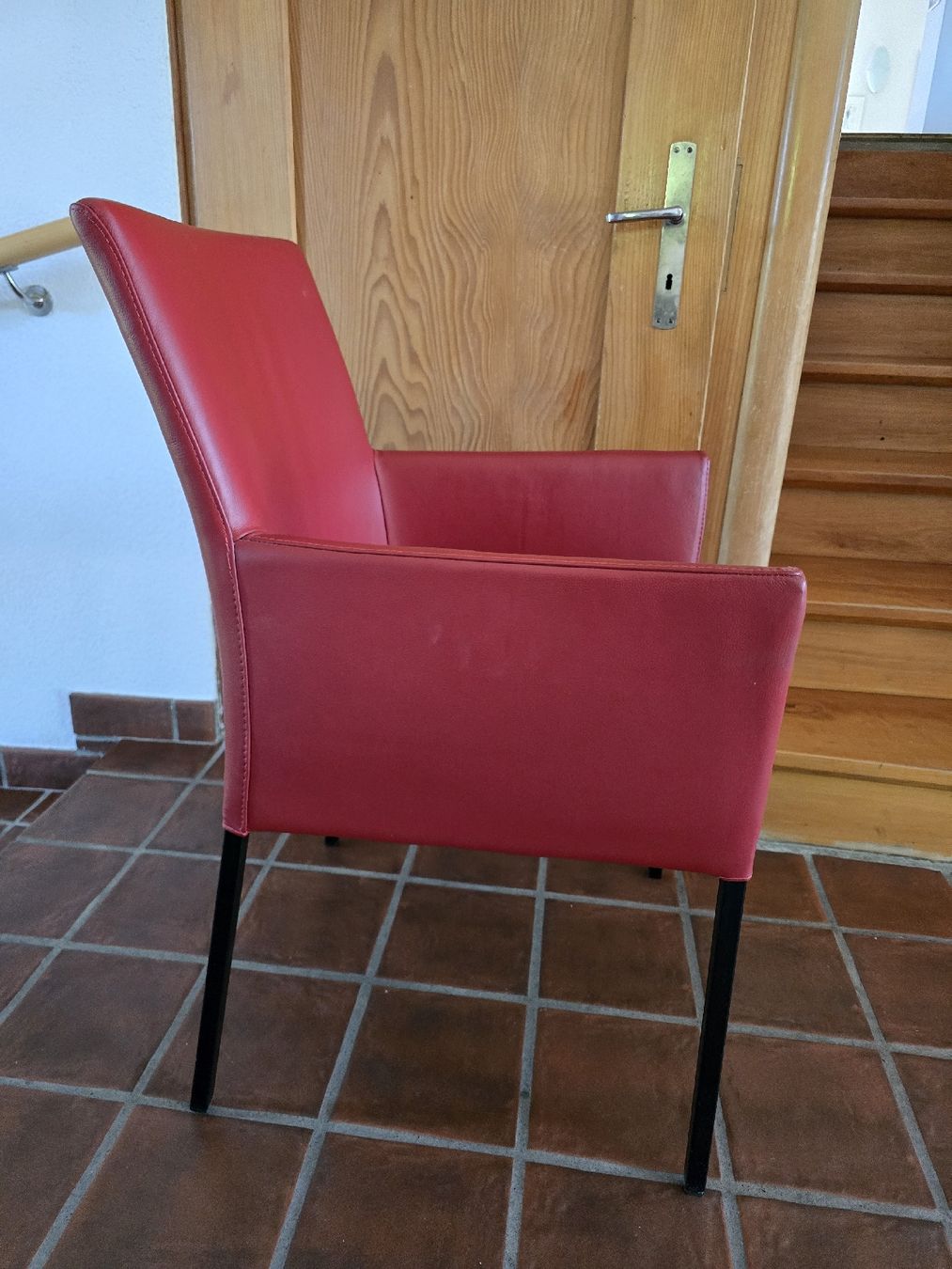 Stühle: Stuhl rot Leder 2 Stk – Gebraucht aus Würenlos von Lea.Maria.Hotz 4