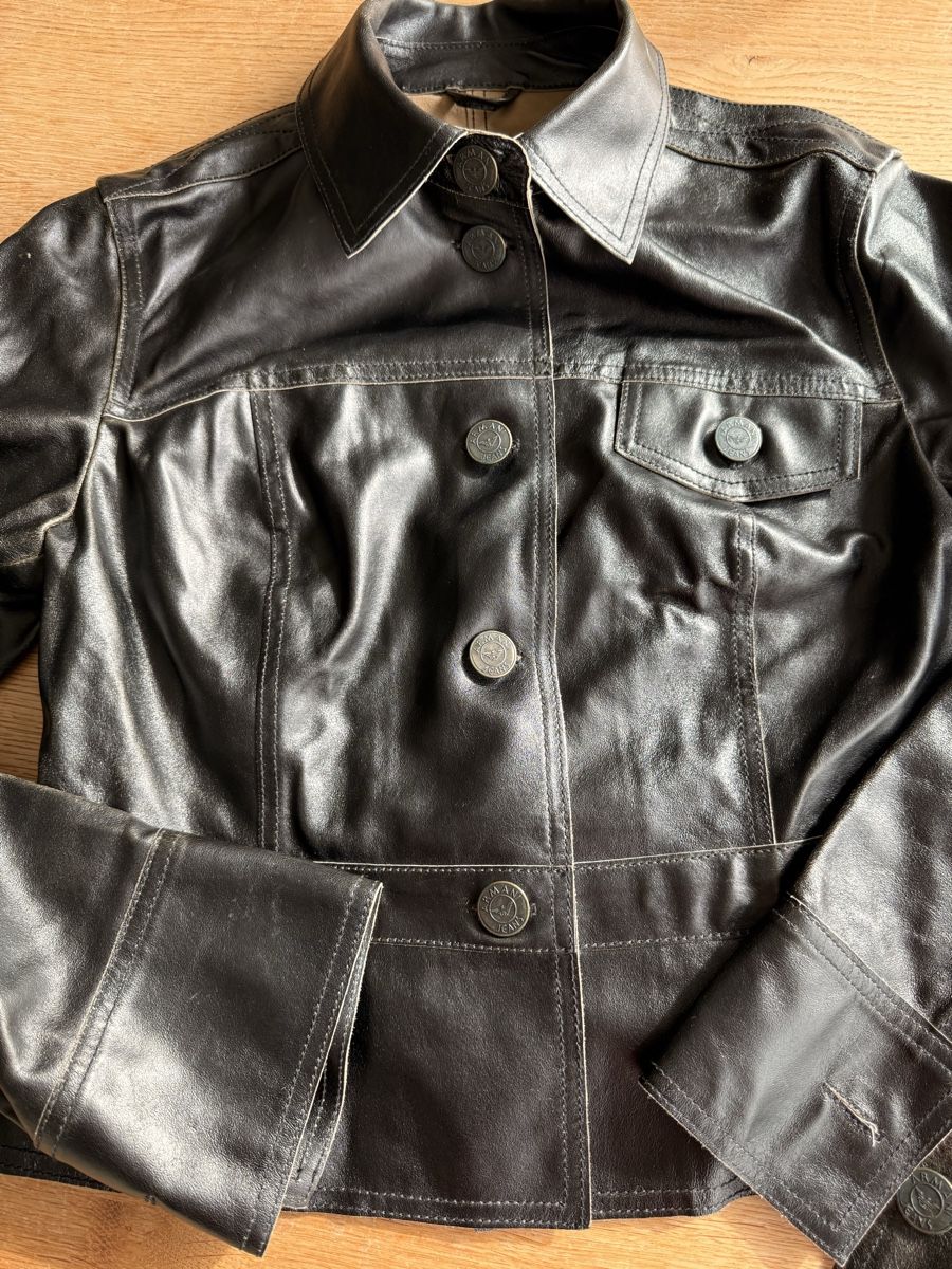 Armani Giacche: Lederjacke Von Armani Jeans – Usato da Allschwil venduto da Frida015 6