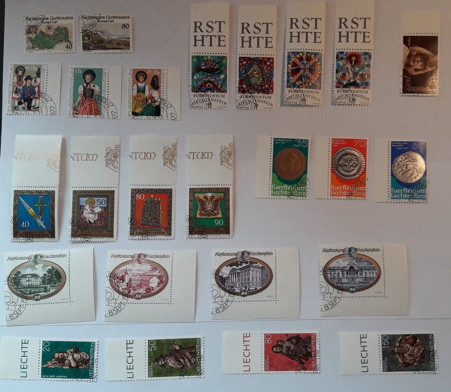 Tous les timbres: 1977 JSA gestempelt – Neuf (Voir description) à Alten par Regenwasser