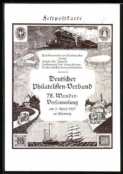 Cartes postales: Chemnitz, 78. Wanderversammlung Deutsche – D'occasion à Berlin par bartko-reher