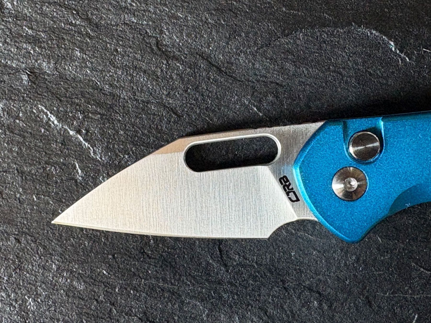 Coltelli tascabile: CJRB Mini Pyrite AR-RPM9 Alu Blue Button Lock – Nuovo e nell'imballaggio originale da Männedorf venduto da Rarin67 1