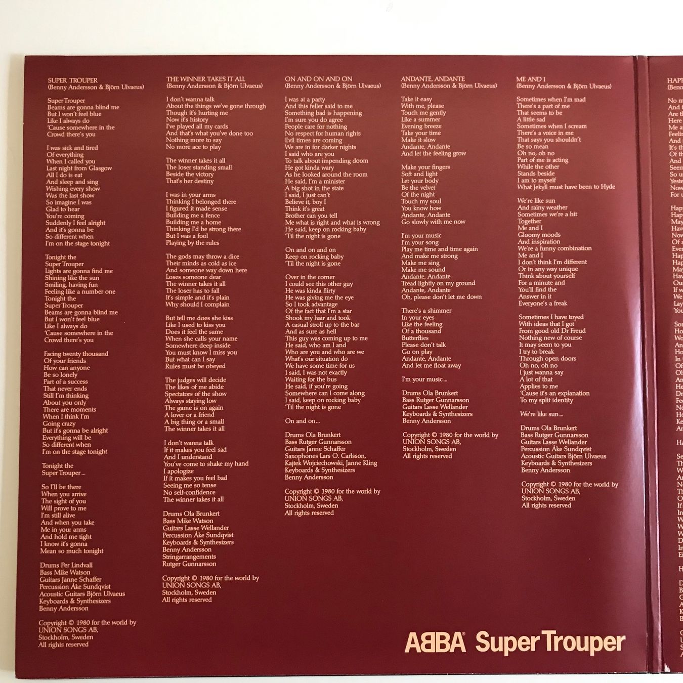 Dischi in vinile: ABBA - Super Trouper DLP Half Speed Remastering – Usato da Aesch BL venduto da BlueMusicRecords 2
