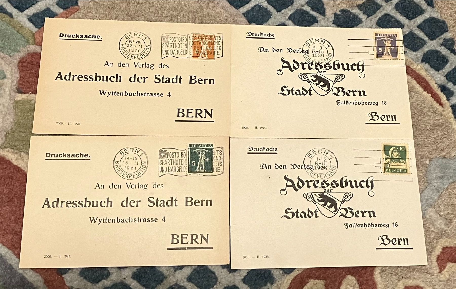 Tous les timbres: 4 Postkarten – Neuf (Voir description) à Koblenz par Markenhimmel