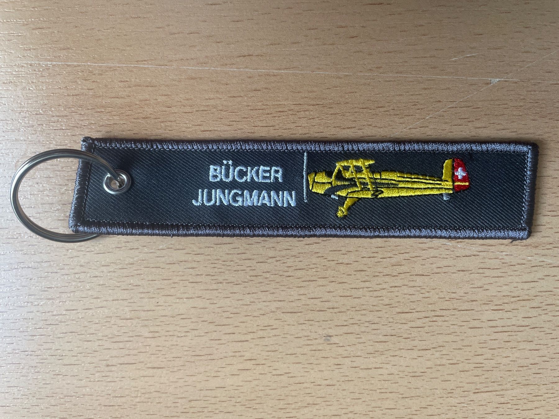 Portachiavi: 1 Schlüsselanhänger Bücker Jungmann – Nuovo e nell'imballaggio originale da Hochfelden venduto da aviatikboerse_top