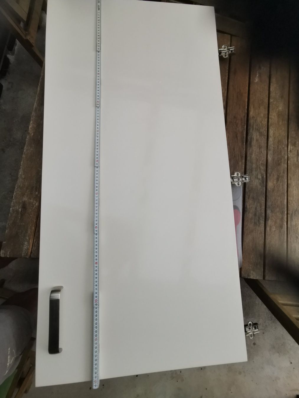 Articoli in legno: Kühlschrank Abdeckung, weiss, 121cm / 60 cm – Usato da Füllinsdorf venduto da Panama75
