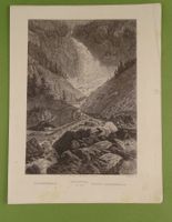SCHÄCHENBACH URI, STAHLSTICH UM 1865