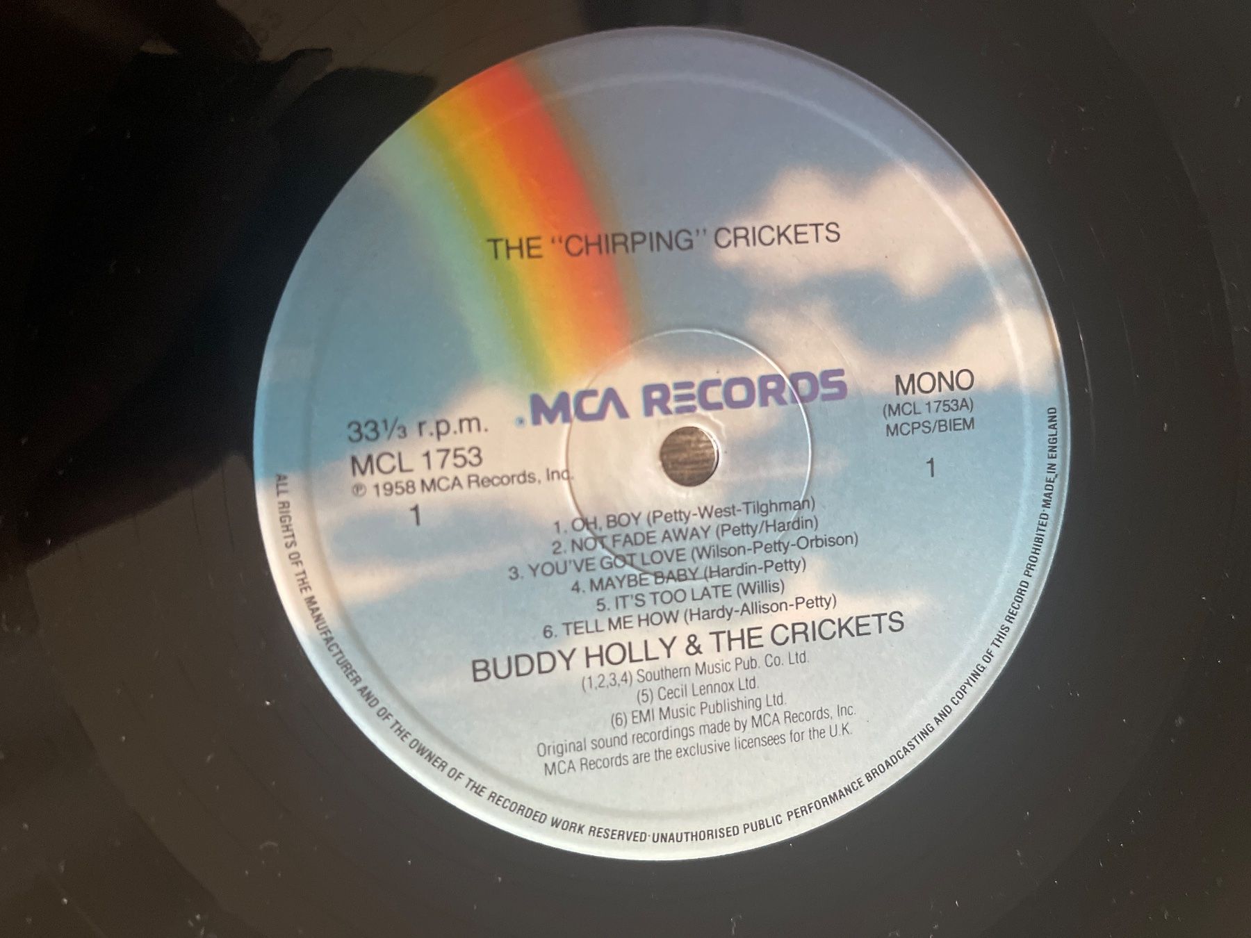 Dischi in vinile: A253/The Chirping Crickets - Buddy Holly – Usato da Frutigen venduto da Philippe_jsp 2