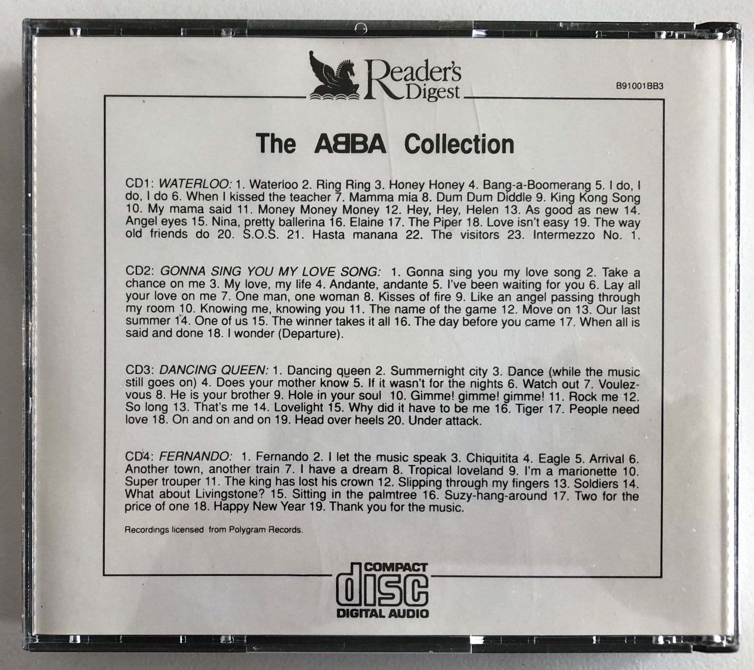 CDs: ABBA - THE ABBA COLLECTION – Gebraucht aus Poliez-Pittet von Newtown-Records 1