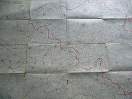 alte Kriegskarte