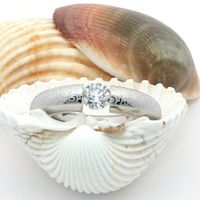 Edelstahl Pneu Ring mit Zirkonia Ringgrösse 62