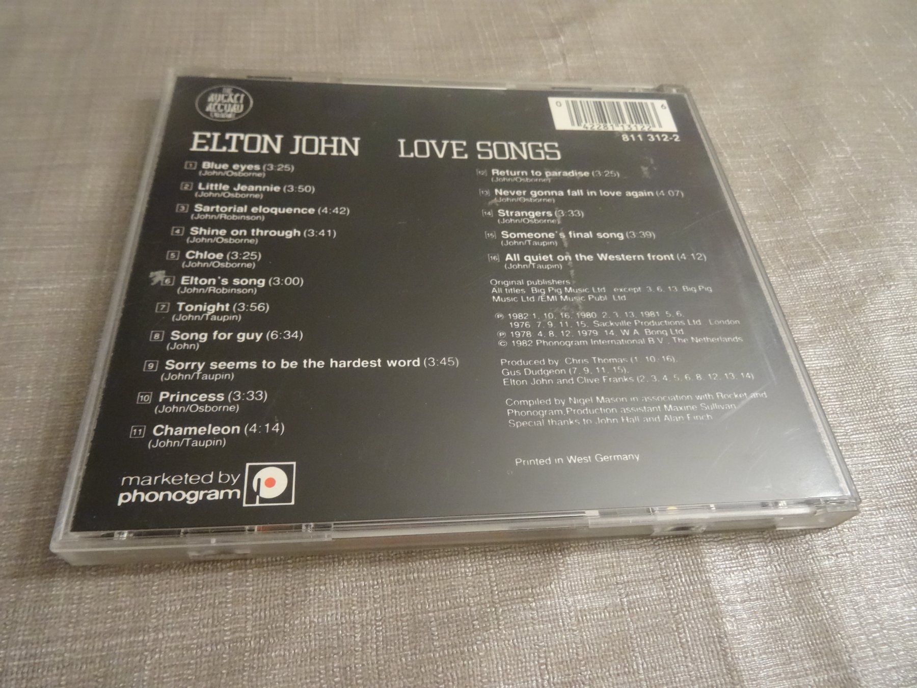 CD: Elton John - Love Songs CD – Usato da Olten venduto da Disc-Ausverkauf 2