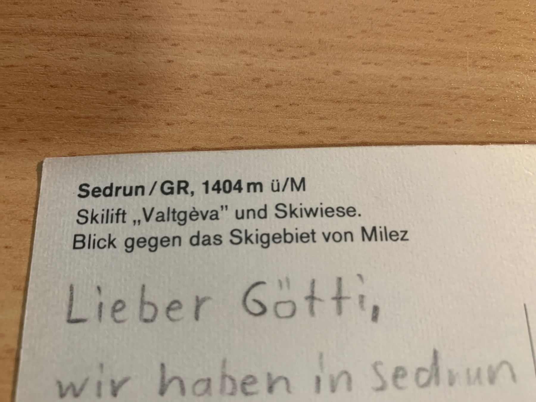 Cartoline postali: ANTIKE ANSICHTSKARTE SEDRUN/GR********* – Usato da Ibach venduto da lisch3 2