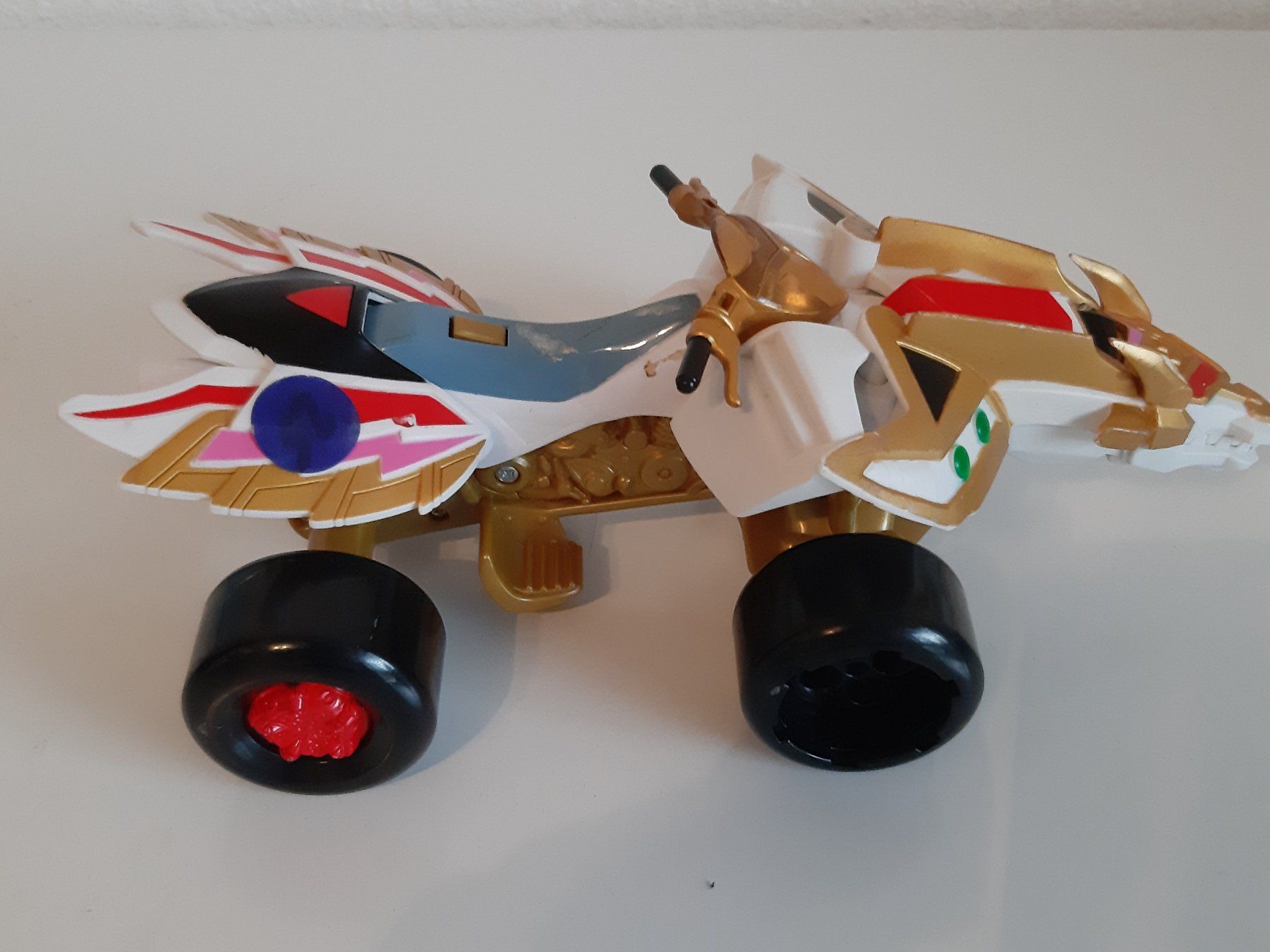 Power Rangers Mystic Force Magic Tracker White Dragon ATV (Gebraucht ...