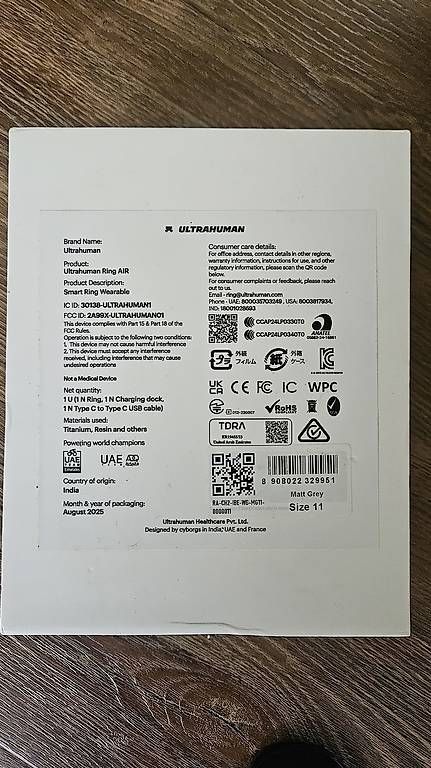 Ringe: Ultrahuman Ring AIR Grösse 11 – Gebraucht aus Zürich von tobigs 2