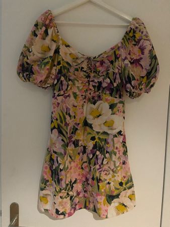 Mini Sommer-Blumenkleid, Cotton Gr S