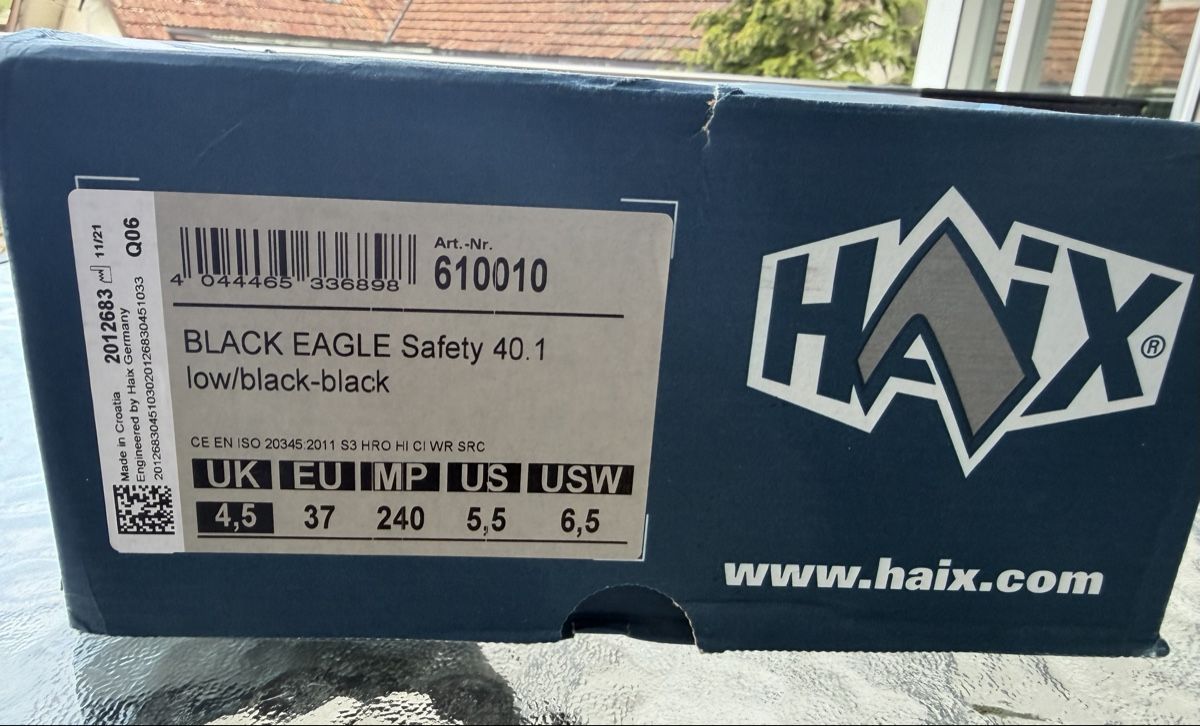 Haix Scarpe da uomo: Sicherheitsschuhe Gr. 37 von Haix – Nuovo e nell'imballaggio originale da Rothrist venduto da sheila2000 2
