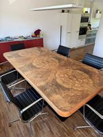 Konferenztisch Wurzelholzfurnier 238 × 120 cm